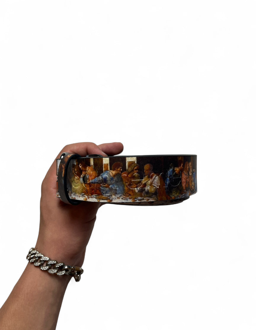 SUPREME LAST SUPPER LEATHER BELT
