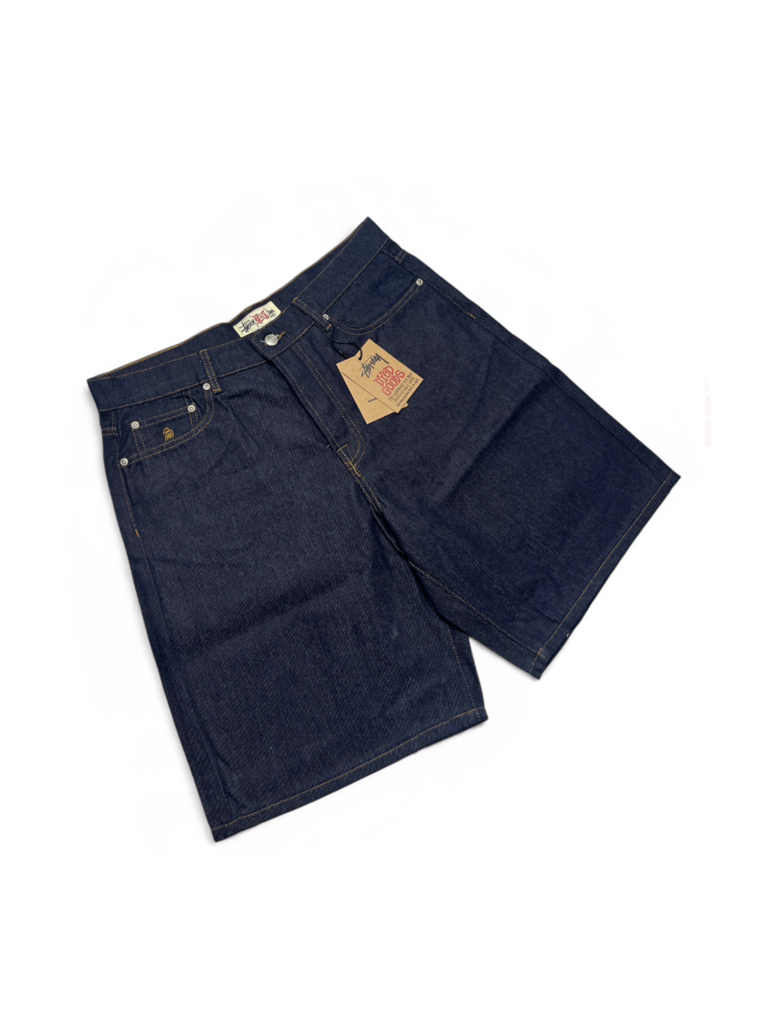 STÜSSY RAW DENIM BIG OIL SHORTS