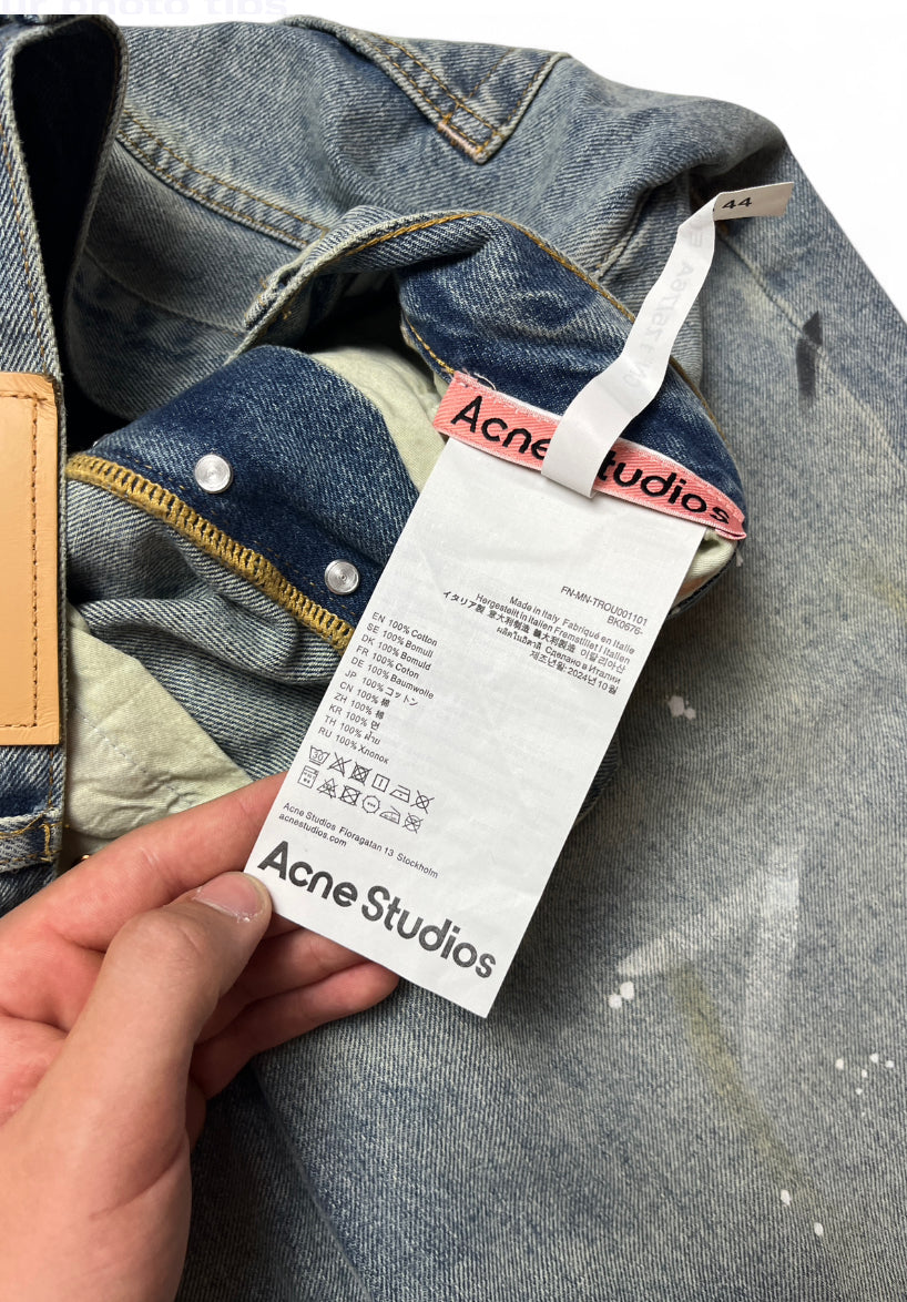 ACNE STUDIOS STRAIGHT LEG PANTS
