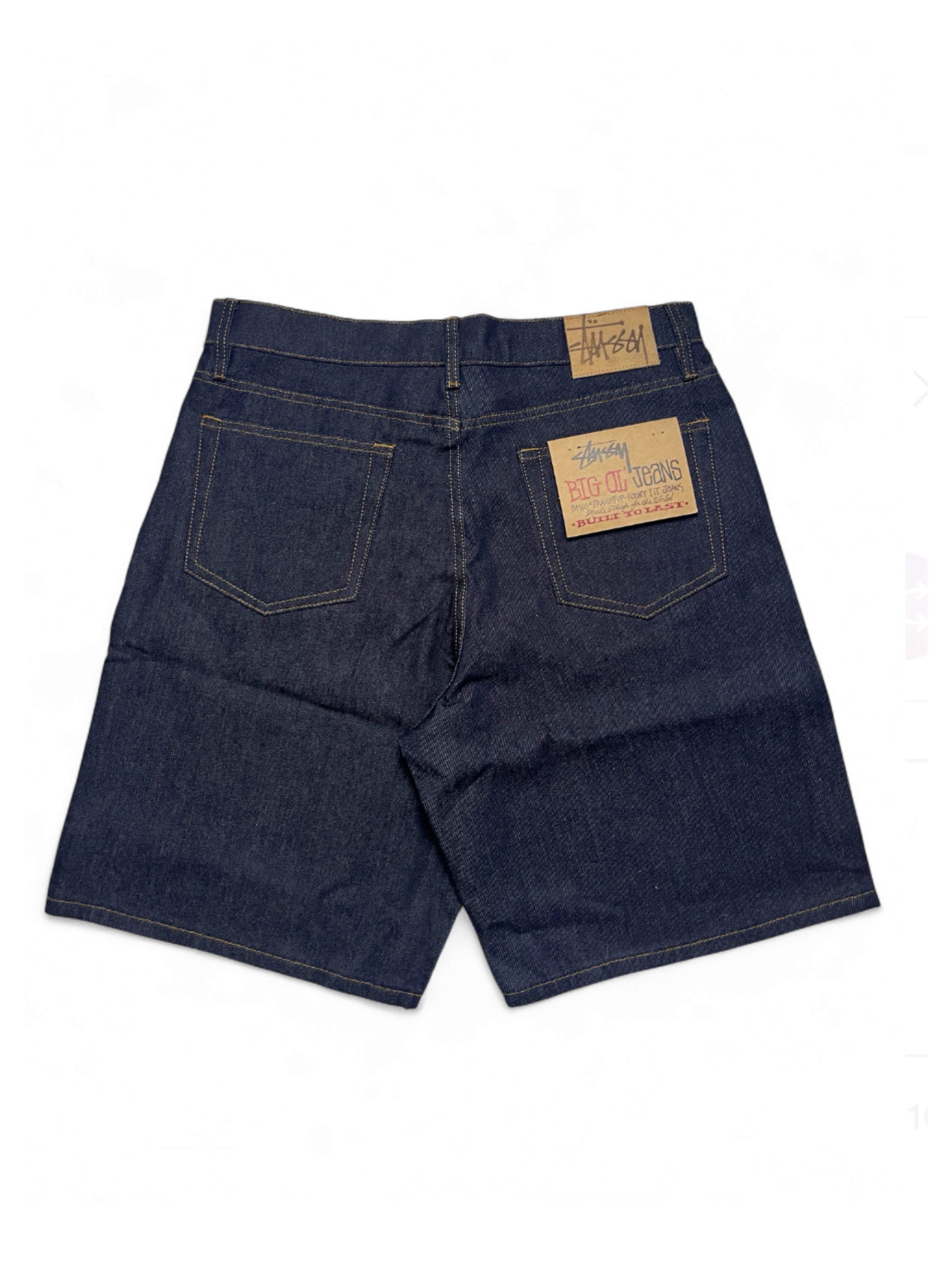 STÜSSY RAW DENIM BIG OIL SHORTS